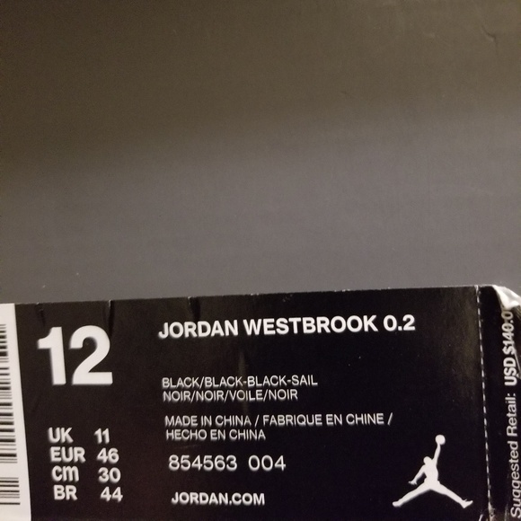 Men's Jordan Shoes (Westbrook's 0.2) - Picture 5 of 5